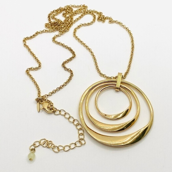 Avon NWT Marked Earrings Necklace Gold Tone Vintage Set - Picture 2 of 16